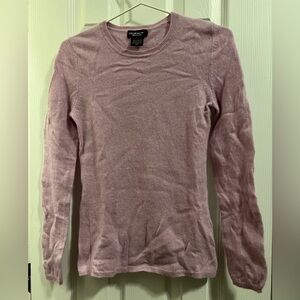 Lord & Taylor Soft Pink Crew Neck Sweater